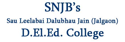 SNJB D.El.Ed. College logo